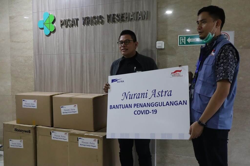 Astra Serahkan Bantuan Rp63 M Cegah Penyebaran COVID-19